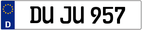 Truck License Plate